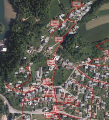 Verje (Sm - zgornji del) - trasa